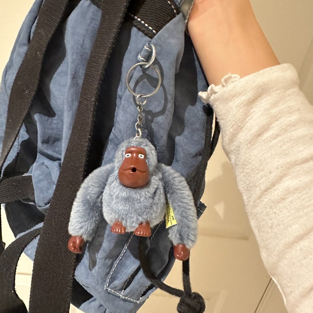 Kipling Vintage Nylon Drawstring Backpack - image 3